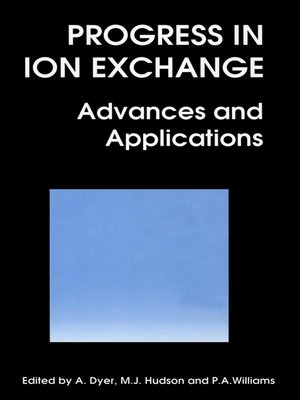 cover image of Progress in Ion Exchange